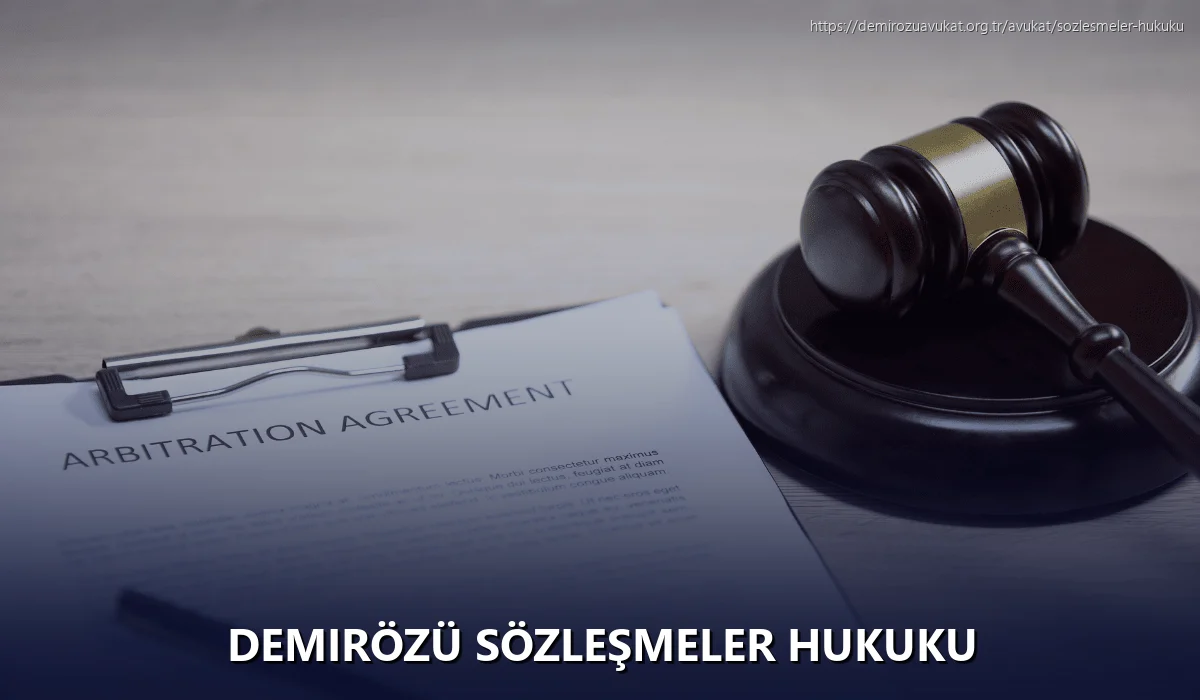 Demirözü Sözleşmeler Hukuku